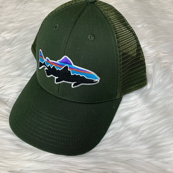 patagonia trout trucker hat